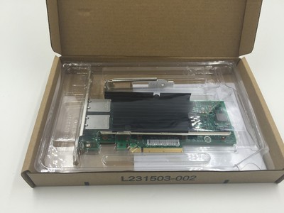 X540-T2 10G PCIe 2.0 X8 Connettore RJ45 A Doppia Porta 10Gbase-T Chipset Intel X540 Scheda Di Rete Server Ethernet Bassa Staffe Alte - Foto 8