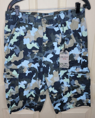 Triple Five Soul Cargo Shorts Mens 30 Camouflage Camo Pockets