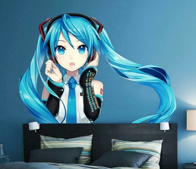 Anime wall decal deals