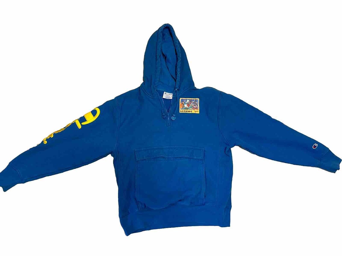 Champion x Super Mario Bros Reverse Weave Heavyweight Blue Champion x Super Mario Bros Reverse Weave Heavyweight Blue