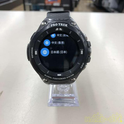 Casio WSD-F20-BK PRO TREK Smart Black Men GPS Smart Outdoor Used Working W/Cable