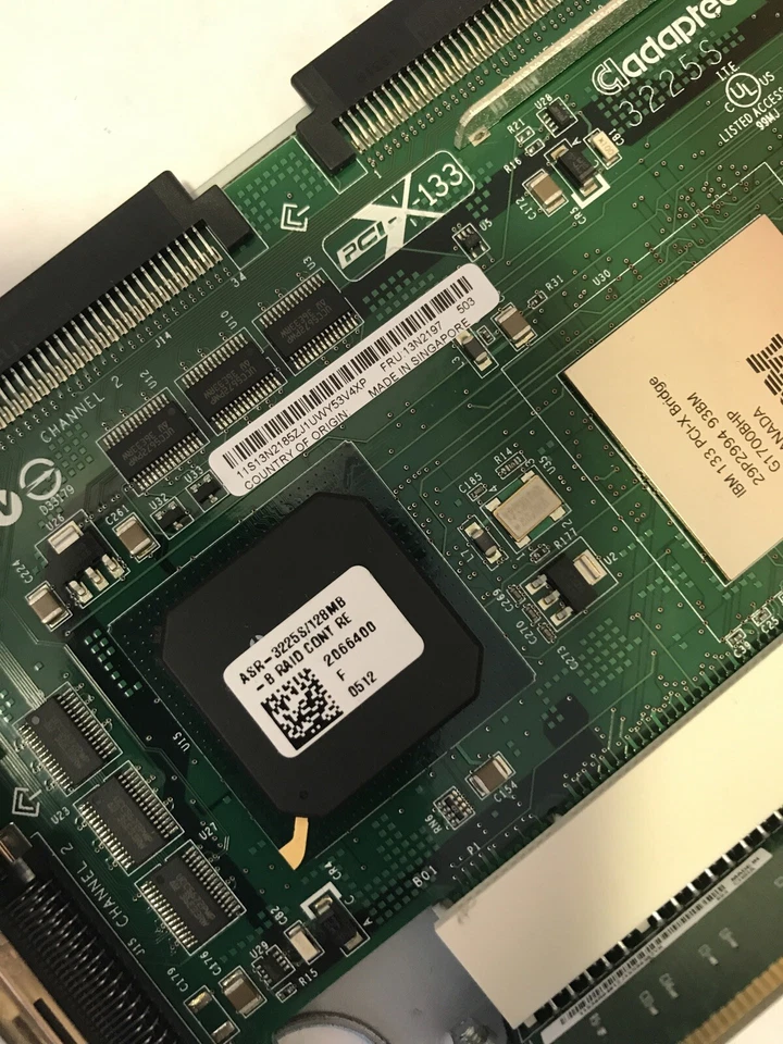 1x IBM 02R0985 Serveraid 6M Dual Channel Pcix Ultra320 Scsi Controller w/ 128Mb - Image 2 of 4