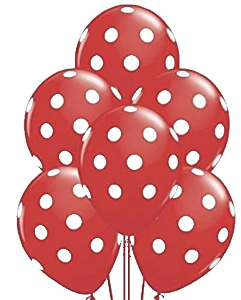 Polka Dot Birthday Party Balloons