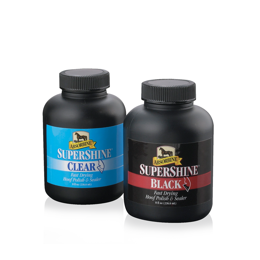 Absorbine SuperShine Hoof High Gloss Polish & Sealer 8oz Made in USA