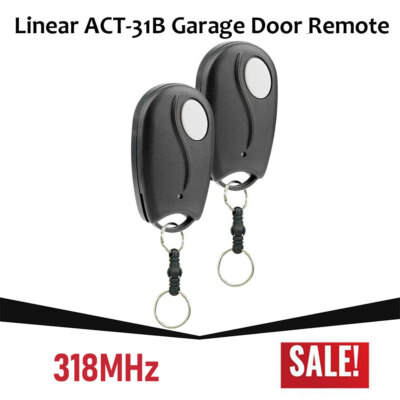 1/2pcs for Linear MegaCode Block Coded Key Ring Transmitter, 1-Channel (ACT-31B)