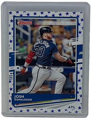 Josh Donaldson 2020 Panini Donruss Independence Day Parallel Insert Card #87