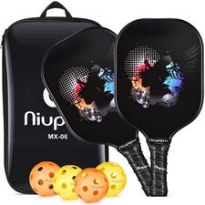 niupipo Pickleball Paddle, USAPA Approved Pro Graphite Pickleball Paddle/Padd...