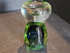 Murano Style Glass Candleholder, green and blue — photo 5