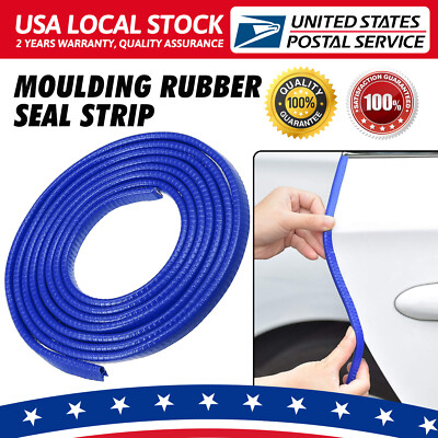 20ft Auto Car Door Edge Trim Guard Molding Rubber Seal Strip Scratch Protector