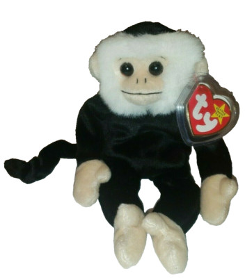 Ty Beanie Baby - MOOCH the Spider Monkey 9'' NEW MWMTs Plush Stuffed Animal Toy