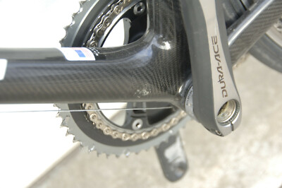 Giant TCR Advanced, L, 57cm upgraded Dura Ace 2x10 gears Mavic