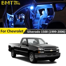 14 x Blue Interior LED Dome Truck Lights Package For 1999 -2006 Chevy Silverado 