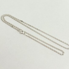 925 Sterling Silver Cable Chain Link Necklace 18"
