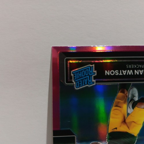 Christian Watson 2022 Donruss Optic Pink Prizm Rated Rookie #219 - Picture 5 of 13