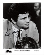 PETER FALK IS COLUMBO ORIG VINTAGE SIGNED AUTOGRAPHED PORTRAIT STILL