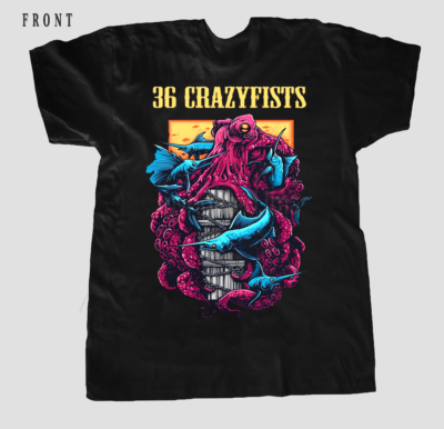 36 CRAZYFISTS BAND Collection Gift For Fan S to 5XL T-shirt SA438