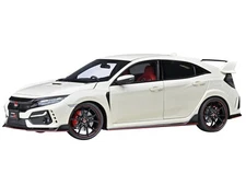 2021 HONDA CIVIC TYPE R (FK8) RHD CHAMPIONSHIP WHITE 1/18 MODEL BY AUTOART 73220