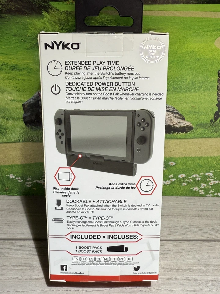 Brand New Nyko Boost Pak Dockable Battery Park Nintendo Switch - Image 2 of 2