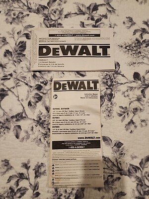 #ad #ad DeWalt Tool Manuals $9.99