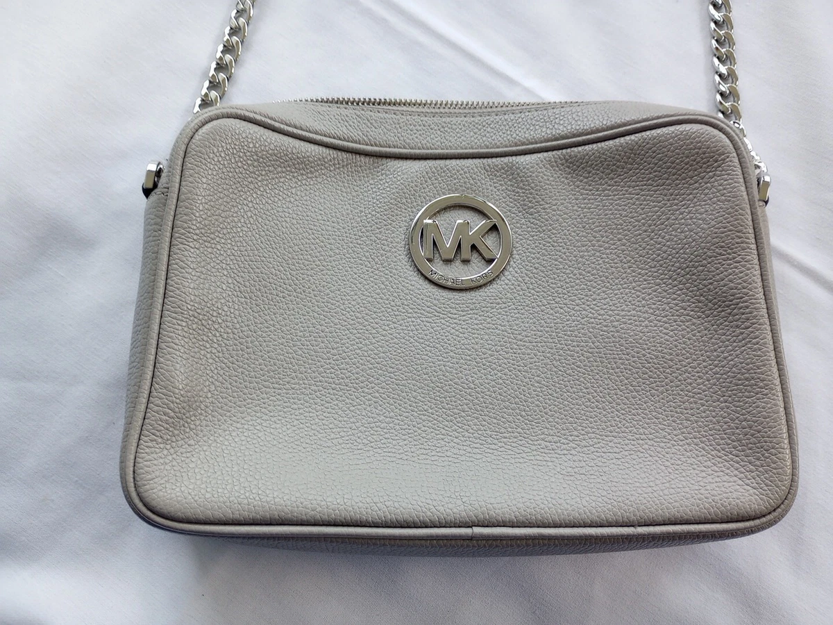 Michael michael kors jet set hotsell east west crossgrain leather crossbody