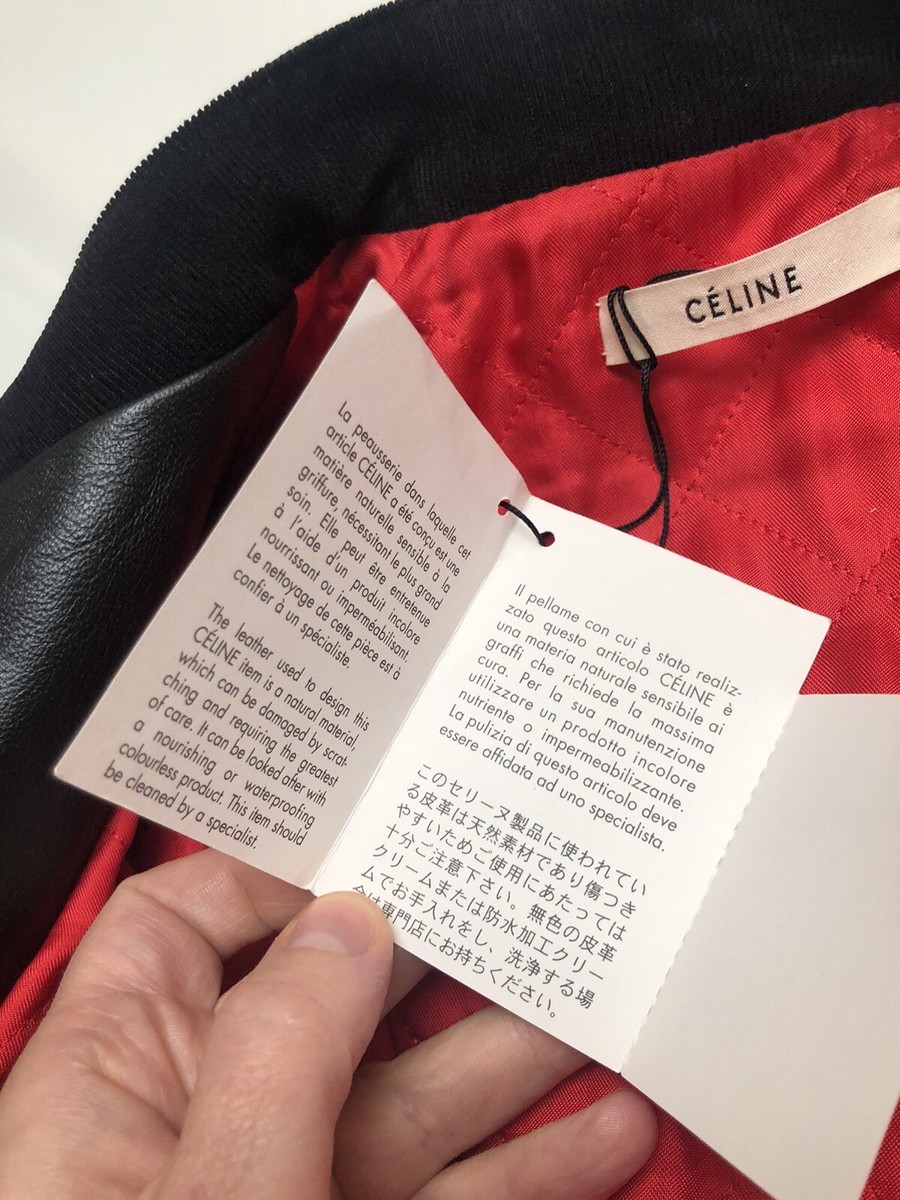 CELINE oldceline セリーヌ ブラックファーコート CELINE(セリーヌ) スモーキングジャケット (ロング) 25ZZ8120D