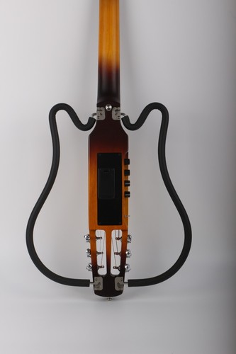 Elektrische akustische Reise tragbare Gitarre eingebauter Effekt Delay Hall Kopfhörer - Bild 4 von 16