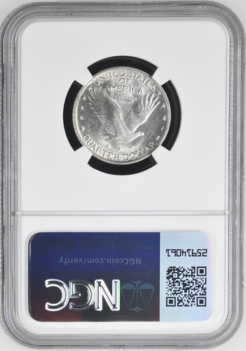 1919 STANDING LIBERTY QUARTER ~ NGC MS62 BRIGHT FLASHY GEM SLIDER! - Picture 3 of 4