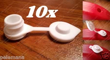 10x WHITE AIR VENT CAPS Midwest Blitz Scepter Wedco Briggs FASTER SMOOTHER POUR