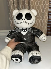 Build A Bear Nightmare Before Christmas Jack Skellington Bear Plush - No Sound
