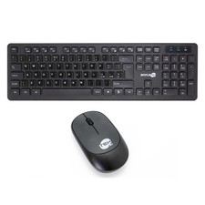 Kit Mouse And Keyboard Wireless With Adhesives Layout Italian Qwerty Black New