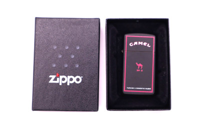 Zippo Camel No. 9 Turkish & Domestic Blend Hot Pink Slim Lighter 2006