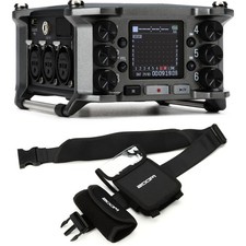 Zoom F6 Multitrack Field Recorder and Case Bundle