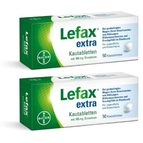 BAYER VITAL GMBH Lefax Extra Kautabletten Doppelpackung (2x 50st) 2 St