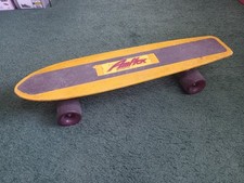 Vintage AMPUL AMFLEX .Fiberglass SKATEBOARD w/ ACS-500 Trucks & AmPro Wheels