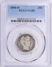 1 Of Only 6 PCGS VG-08, 1894-O Barber Quarter