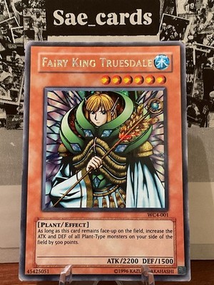 Yu-Gi-Oh! Fairy King Truesdale Prismatic Secret Rare Card WC4-001
