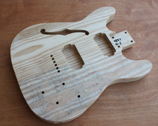 41Lb 5OZ southern yellow pine Tele DC thinline style  guitar body 0291