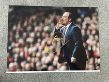 Rafa Benitez Signed A3 Photo Liverpool Football Club COA Autograph