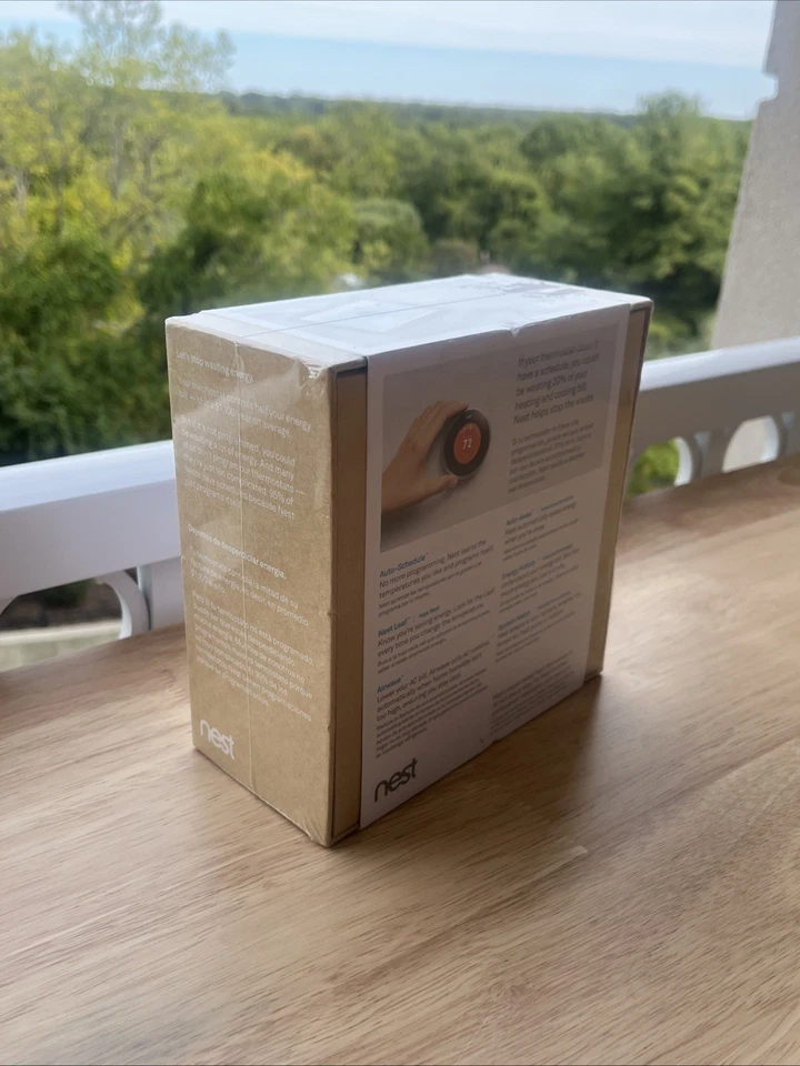 New Factory SEALED Nest T200577 Learning Thermostat (2nd Generation) - Image 3 of 4