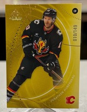 JONATHAN HUBERDEAU 2025-26 Upper Deck SP Game Used GOLD 10/149 JERSEY NUMBER !!!