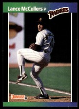 Lance McCullers 1989 Donruss #129 Padres MLB READ FREE SHIPPING AutographDen