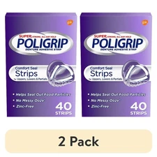 Denture Adhesive Cushions for Dentures and Partials 40 Comfort Seal Strips 2