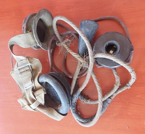 WIRELESS SET 19 WS19 WW2 ARMY MILITARY RADIO HEADGEAR FOR RESTORATION