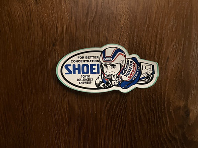 Wayne Gardner, Shoei, Honda - Aufkleber, neu und original, kein Nachdruck!