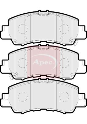 Disc Brake Brake Pad Set APEC PAD2321 Front Fits Mitsubishi Eclipse Cross