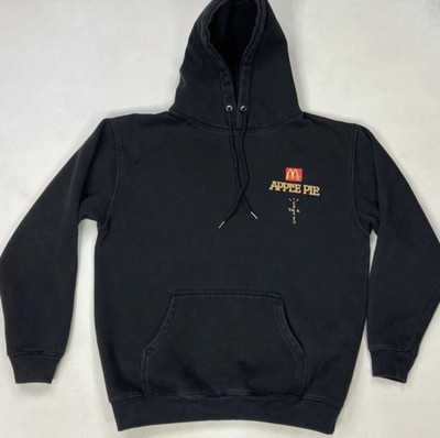 Travis Scott McDonald's Cactus Jack Black Apple Pie Hoodie M | eBay