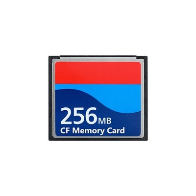 CF Memory Card Original Camera 256MB 42.8x 36.4x 3.3 mm, Blue