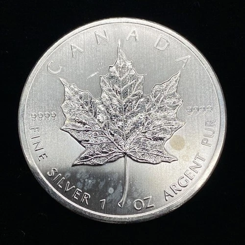 2009 Canadian Silver Maple Leaf 1 oz — photo from the most recent tracked eBay sale