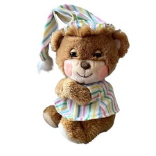 Vintage 80's Fisher Price Sleepytime Teddy Beddy Bear Plush Stuffed Animal