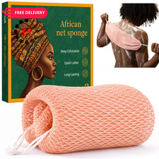 Yiclick African Net Sponge Authentic with 1 Count Pack of 1 , Light Pink